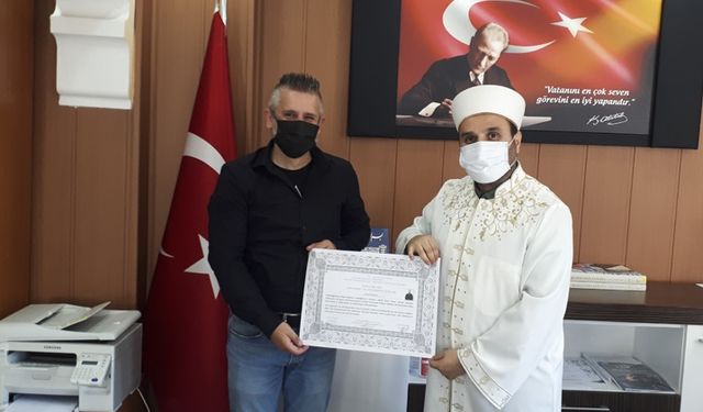 Cide Müftülüğünde ihtida merasimi