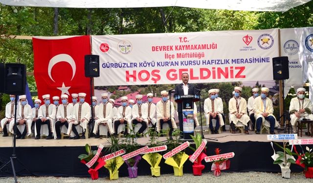 Devrek'te 'Hafızlık Merasimi'