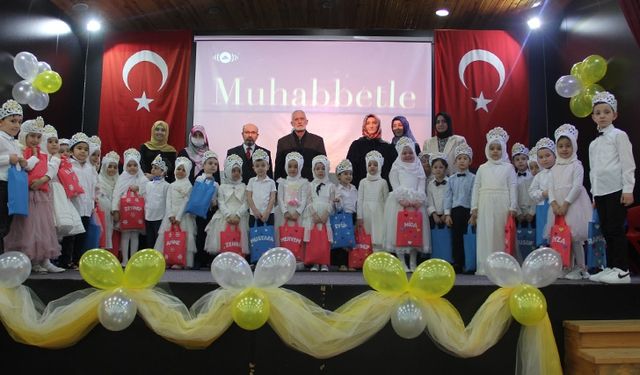 Bolu’da minikler Kur’an okumayı öğrendi