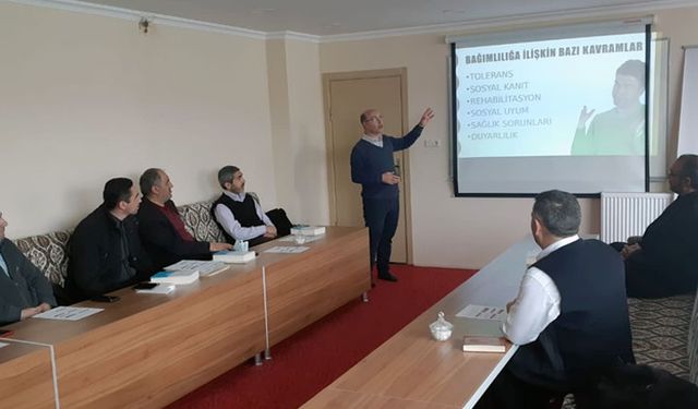 Aşkale’de bağımlılık semineri