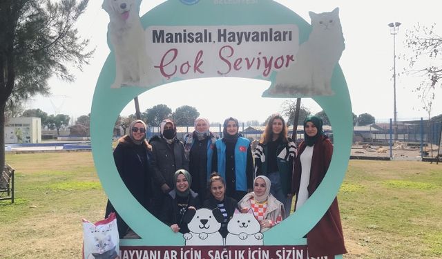 Gençlerden kediler gününe özel etkinlik