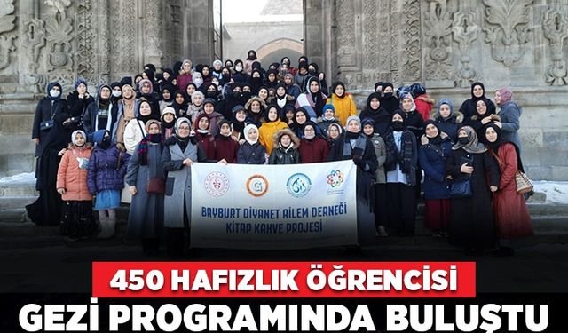 Hafızlık öğrencileri gezi programında buluştu