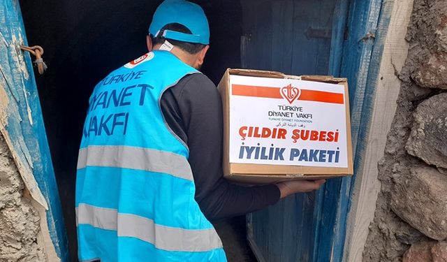 Çıldır'da evlere 'iyilik' taşındı