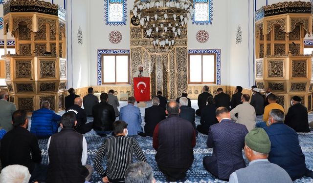 Kocaoğlanlı Camii dualarla açıldı