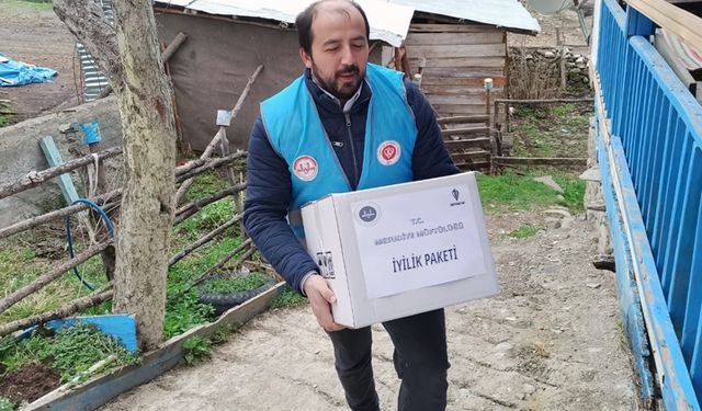 Mesudiye'de ihtiyaç sahiplerine Ramazan yardımı