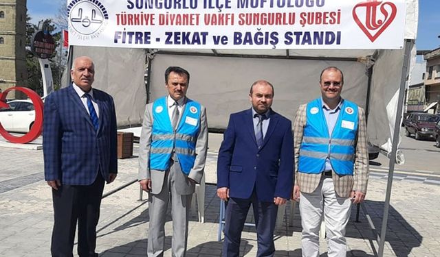 Sungurlu'da zekat standı açıldı