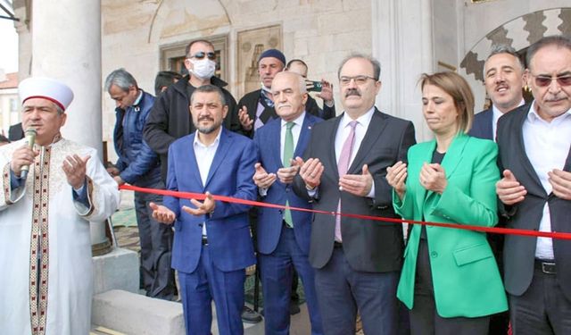 Yenileme çalışmaları sona eren Kurşunlu Camii ibadete açıldı
