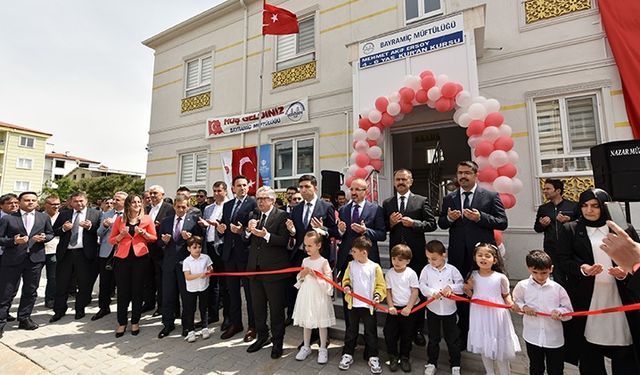 Bayramiç Mehmet Akif Ersoy 4-6 Yaş Kur'an Kursu açıldı