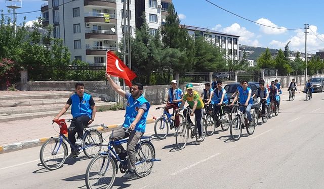 Müftülük gençleri bisiklet turunda buluşturdu