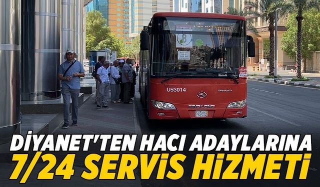 Diyanet'ten Hacı adaylarına 7/24 servis hizmeti