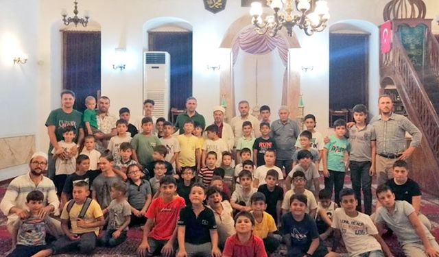 Kandıra’da çocuklar camide bir gün geçirdi