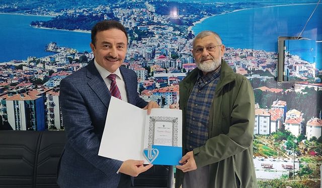 TDV'den hayırsever vatandaşa 'Teşekkür'