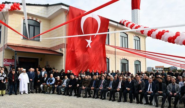 Balcı Camii dualarla açıldı