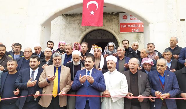 Hacı Makbule Yaşar Camii dualarla açıldı