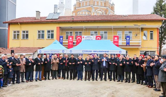 Hıdırlık Erkek Kur'an Kursu'nun yeni binasının temeli atıldı