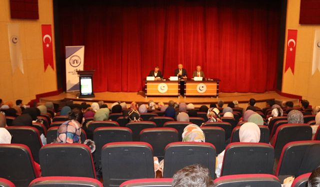 Adıyaman'da "İslam Medeniyetinin İnşasında Sünnet" konferansı