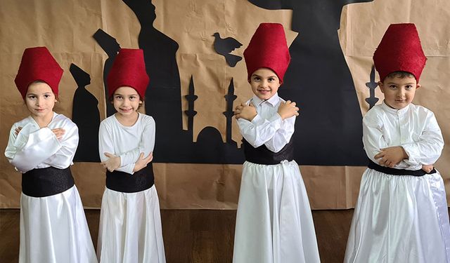 Minikler Mevlana'yı andı