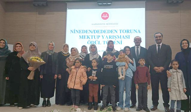 Gaziantep’te kuşakları buluşturan yarışmanın ödül töreni yapıldı