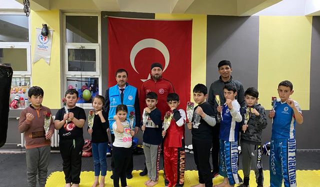 Müftülükten genç sporculara ziyaret