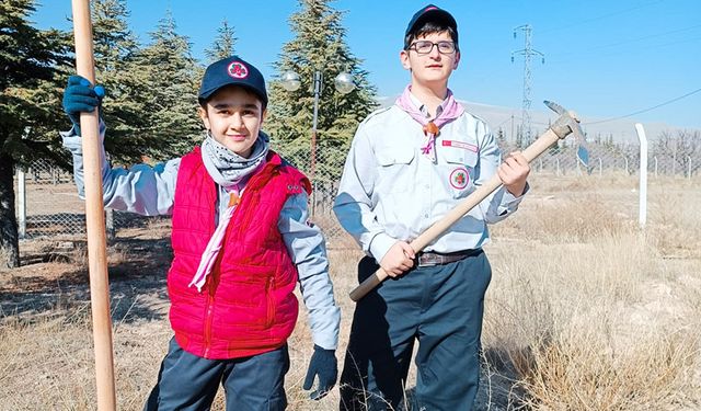 Hafızlar, izcilik faaliyetleriyle farkındalık oluşturuyor