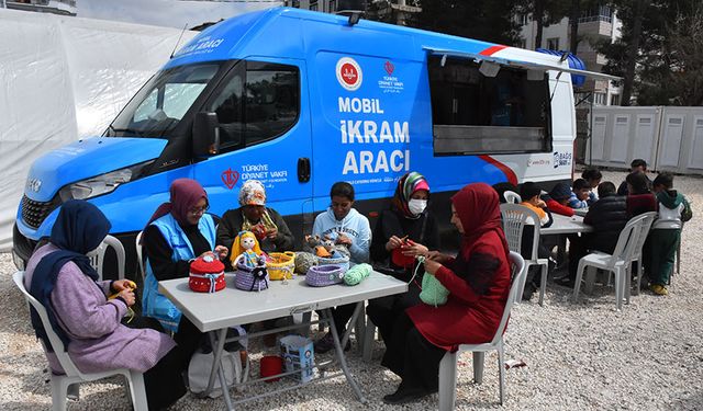 Türkiye Diyanet Vakfı, Adıyamanlı kadın ve çocuklara etkinliklerle moral veriyor