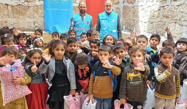 Sultanbeyli Müftülüğü Elbab'daki yetimleri unutmadı