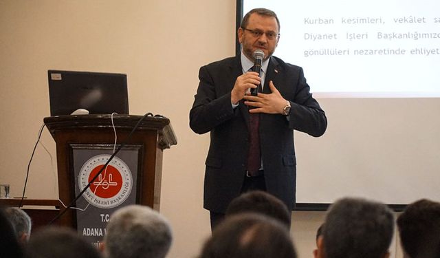Genel Müdür Kondi, Adana'da vekaletle kurban bağışı çağrısında bulundu