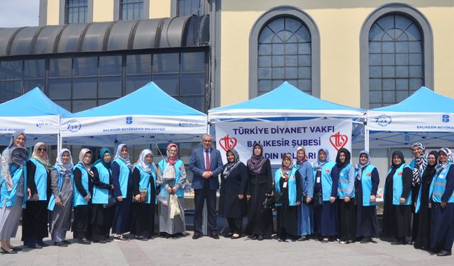 Balıkesir’de ihtiyaç sahipleri için kermes düzenlendi