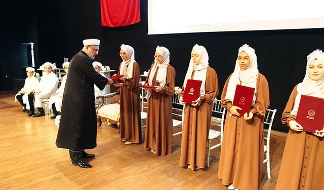 Çanakkale'de hafızlar icazet aldı