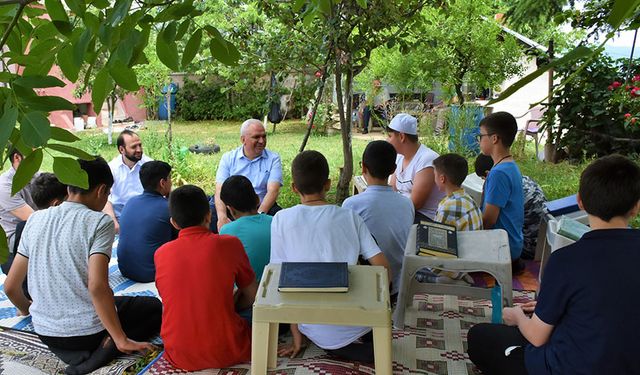 Şehit babası evini hafızlara açtı