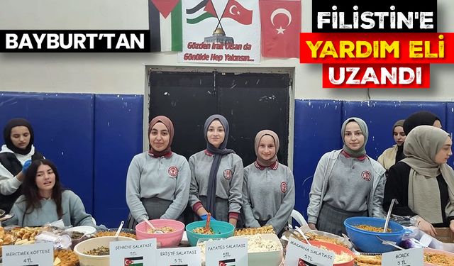 Bayburt’tan Filistin'e yardım eli uzandı