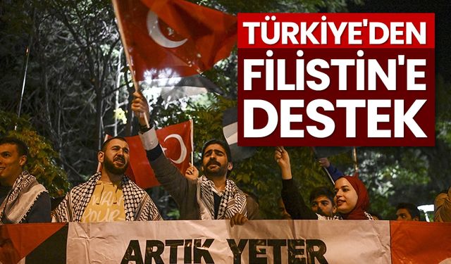 Türkiye'den Filistin'e destek