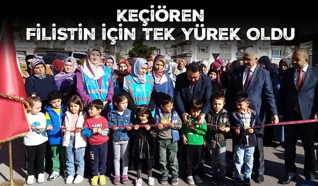 Keçiören Filistin için tek yürek oldu