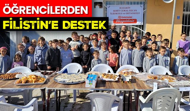 Öğrencilerden Filistin’e destek