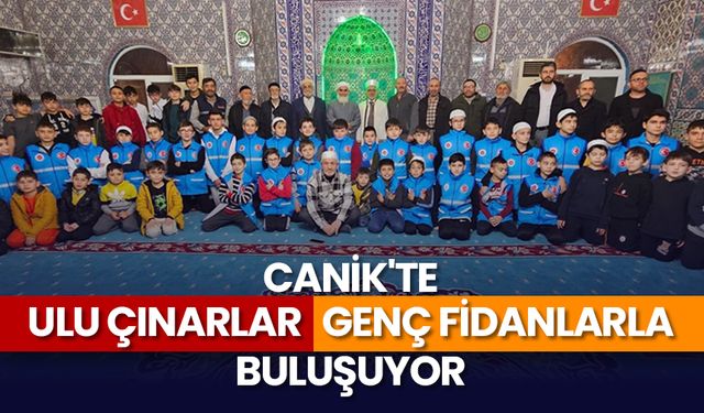 Canik'te ulu çınarlar genç fidanlarla buluşuyor