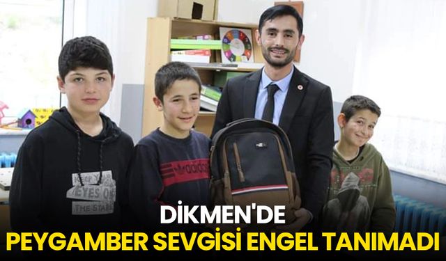 Dikmen'de Peygamber sevgisi engel tanımadı