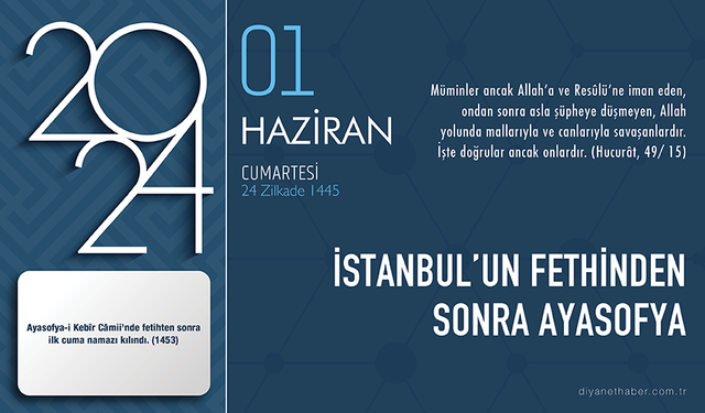 İstanbul’un fethinden sonra Ayasofya