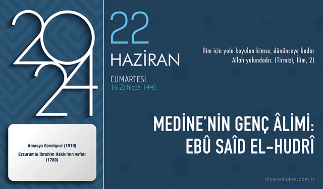 Medine’nin genç âlimi: Ebû Saîd el-Hudrî