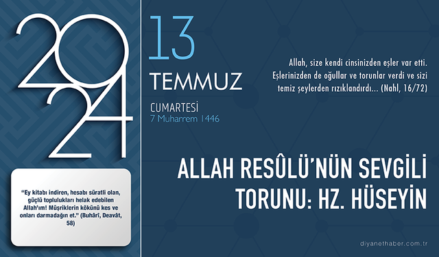 Allah resûlü’nün sevgili torunu: hz. Hüseyin