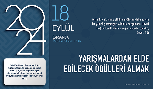 Yarışmalardan elde edilecek ödülleri almak