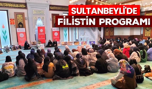 Sultanbeyli'de Filistin programı