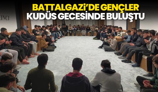 Battalgazi’de gençler Kudüs gecesinde buluştu