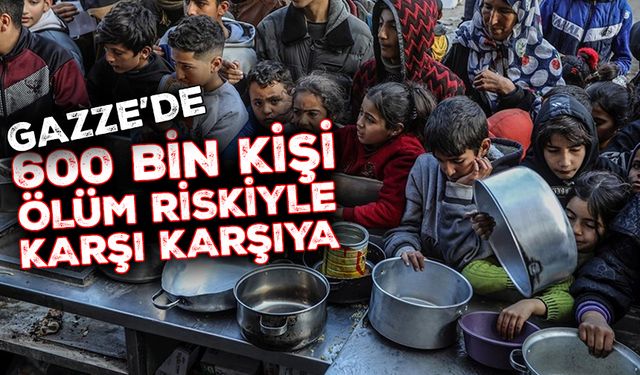 Gazze'deki Sağlık Bakanlığı: 600 bin kişi kıtlık nedeniyle ölüm riskiyle karşı karşıya