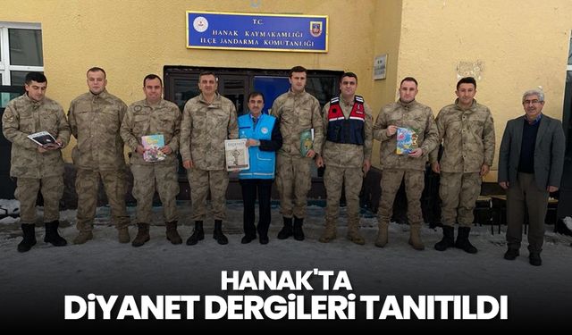 Hanak'ta Diyanet dergileri tanıtıldı