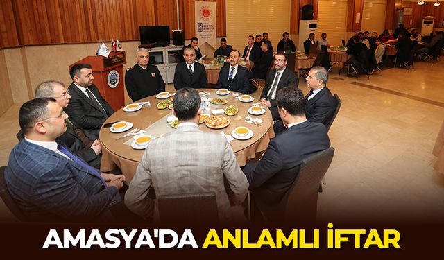 Amasya'da anlamlı iftar