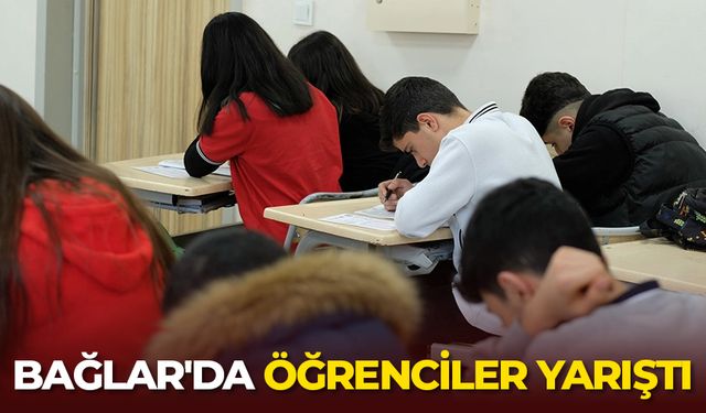 Bağlar'da öğrenciler yarıştı