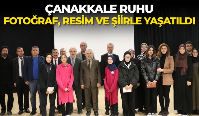 Çanakkale Ruhu fotoğraf, resim ve şiirle yaşatıldı