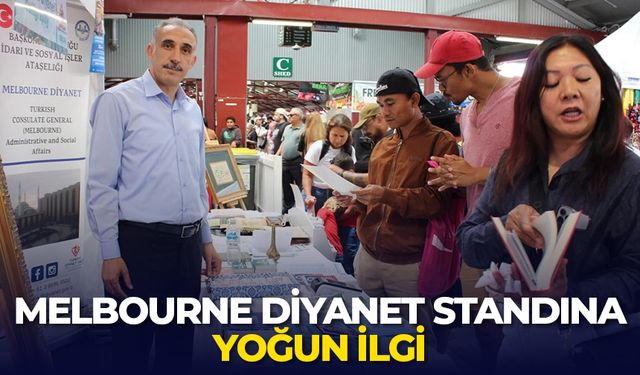 Melbourne Diyanet standına yoğun ilgi