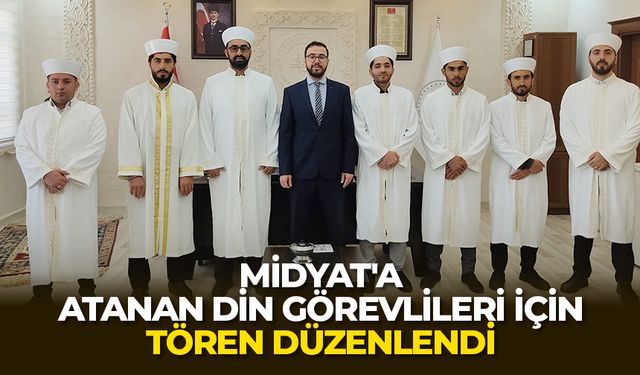 Midyat'a atanan din görevlileri için tören düzenlendi