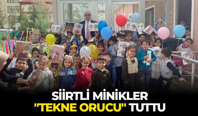 Siirtli minikler "Tekne Orucu" tuttu